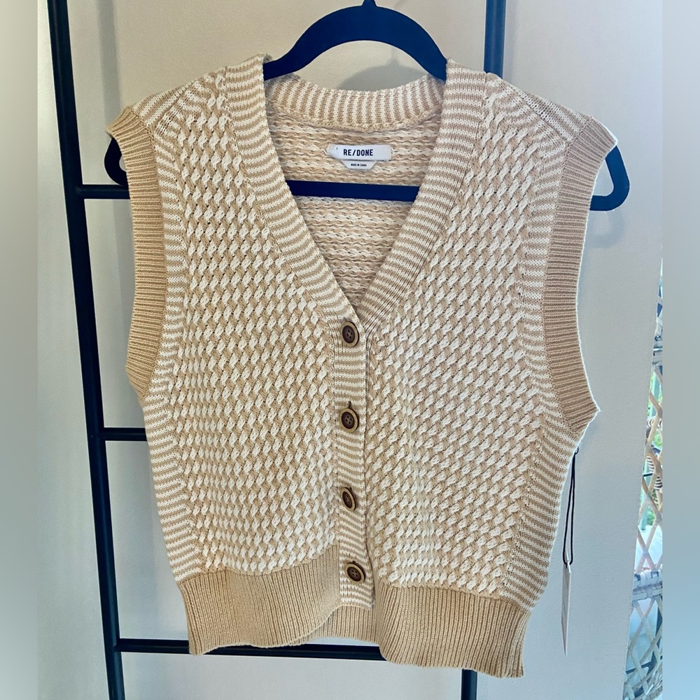RE/DONE 50s Cardigan Vest